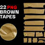 22 Brown Tapes PNG