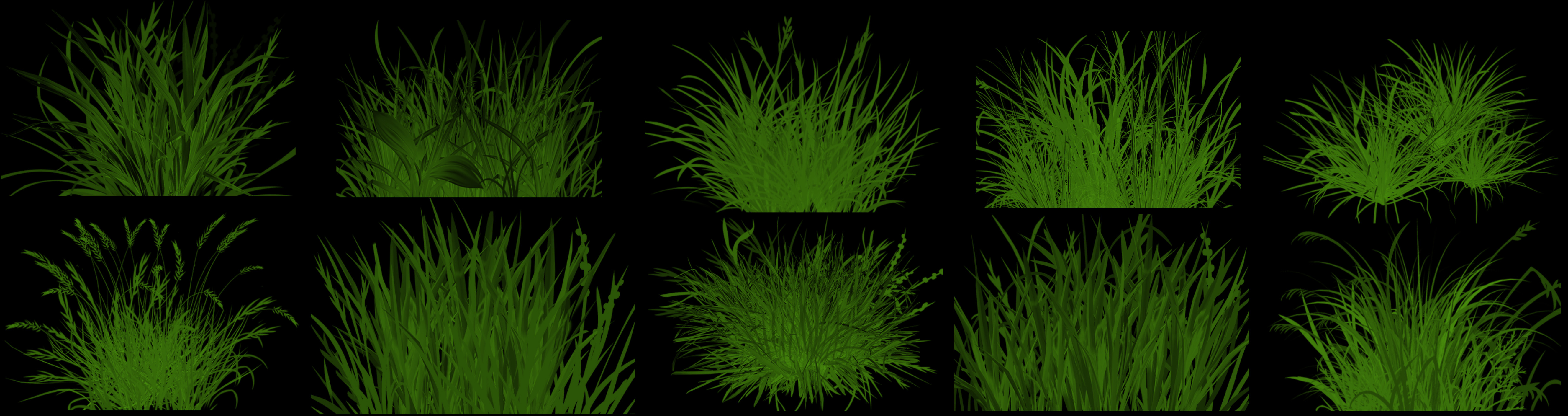 Grass Brushes [abr] by duzulek on DeviantArt