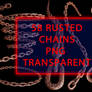 Chains-rusted  (transparent PNG's)