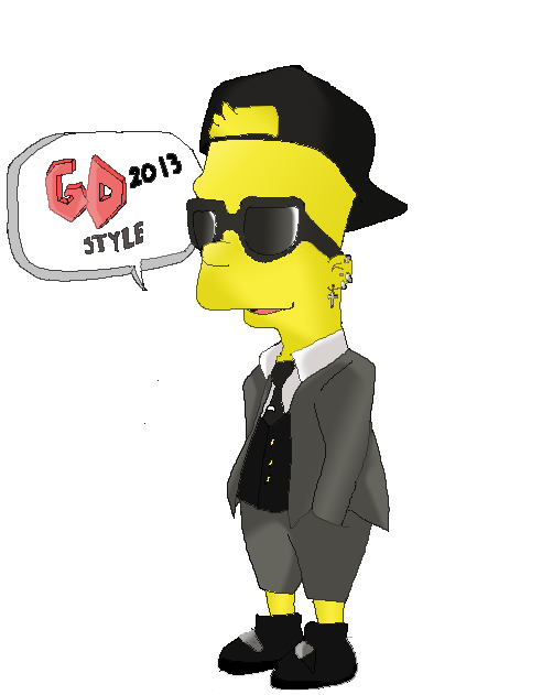 Bart Simpson In G Dragon 13 Style By Michi Go On Deviantart