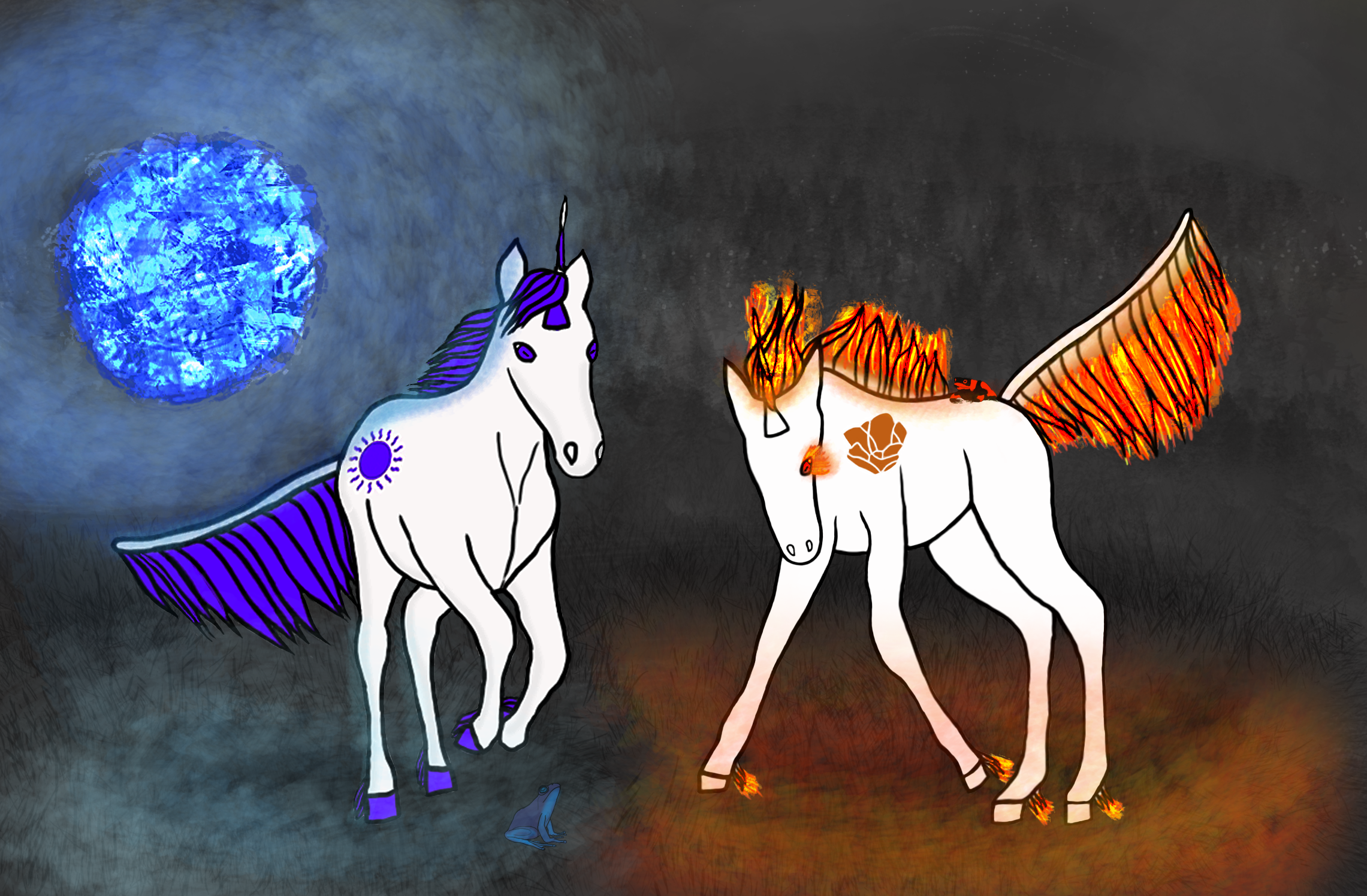 Quirlicorn Summer Show '15- Twins of Fire