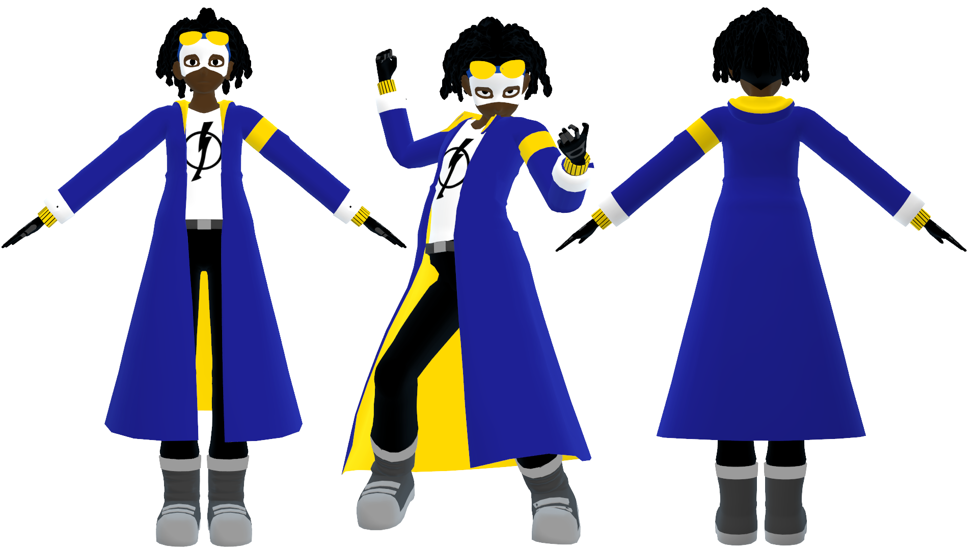 Static Mmd MotM MMD Static Shock (DL) by KittyNekkyo on DeviantArt