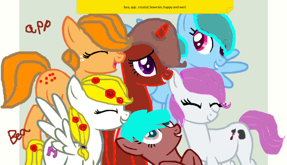 the mane six by ocakea on DeviantArt