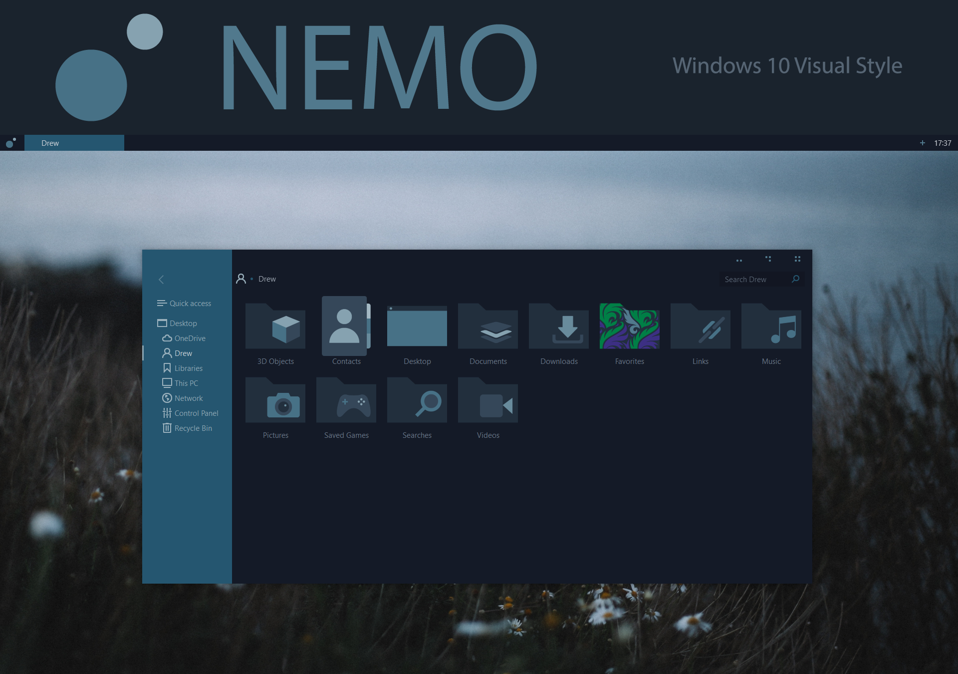 Nemo-Windows 10 Theme by KDr3w