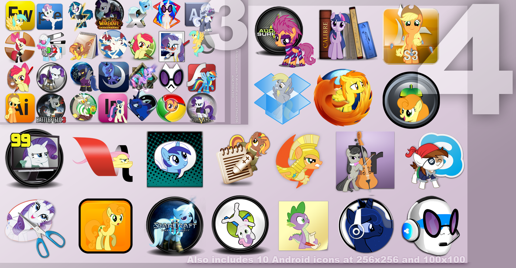 Pony Icon Set 4 by Elalition on DeviantArt