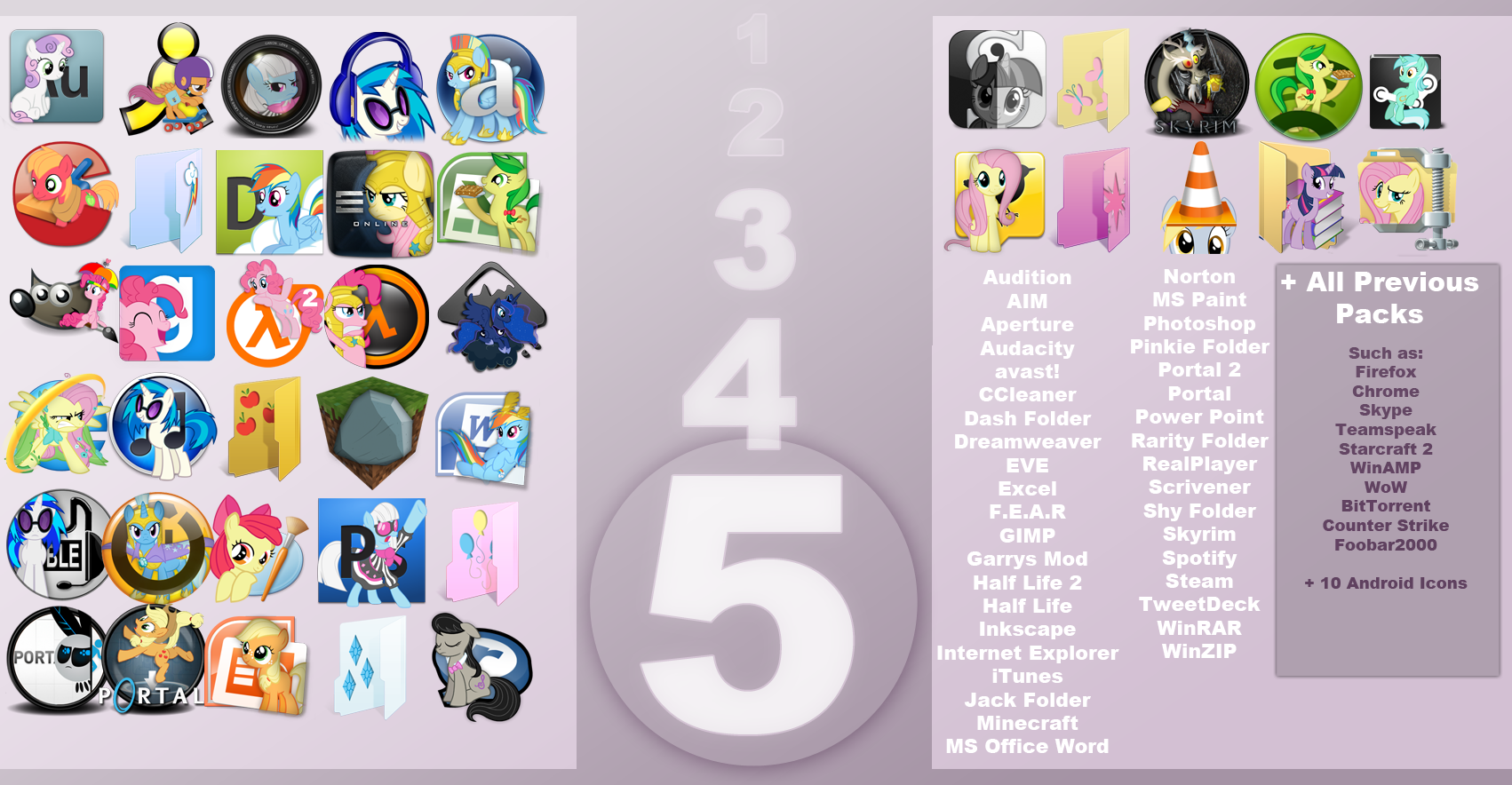 Pony Icon Set 5 by Elalition on DeviantArt