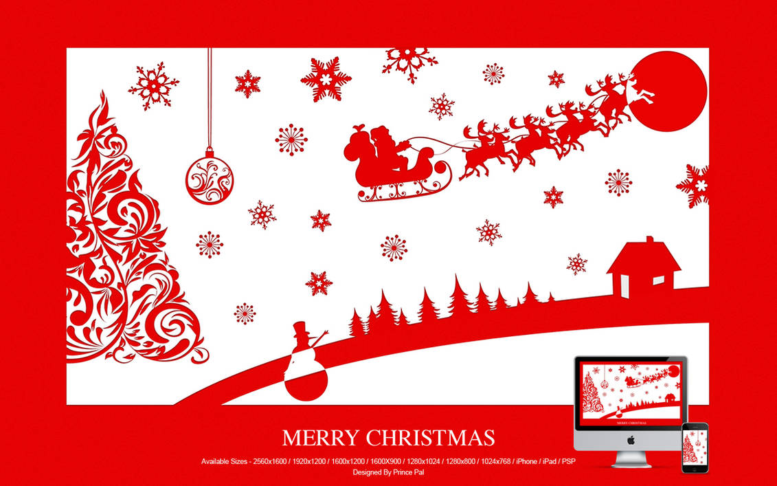 Merry Christmas wallPAPER STYLE 2011 by princepal on DeviantArt