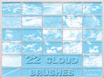 22 Cloud Brushes by grenouille-enchantee