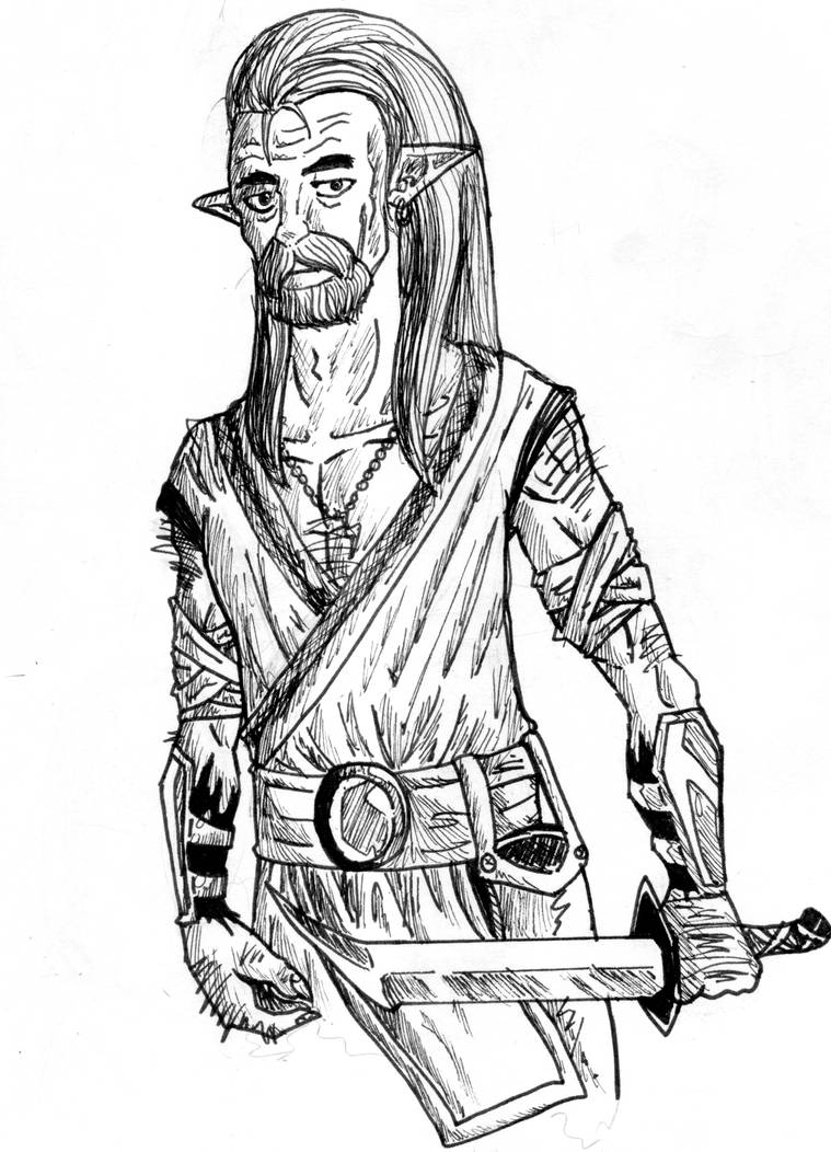 Elder Elf by Julian-Calvo on DeviantArt