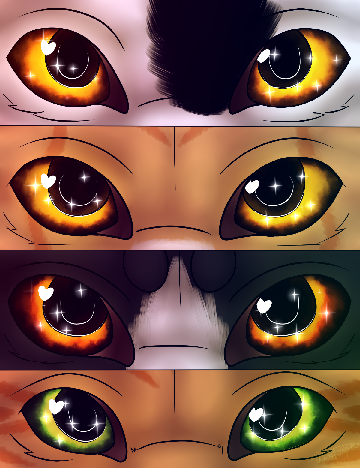 Warrior Eyes #4 by Goldenwing672 on DeviantArt