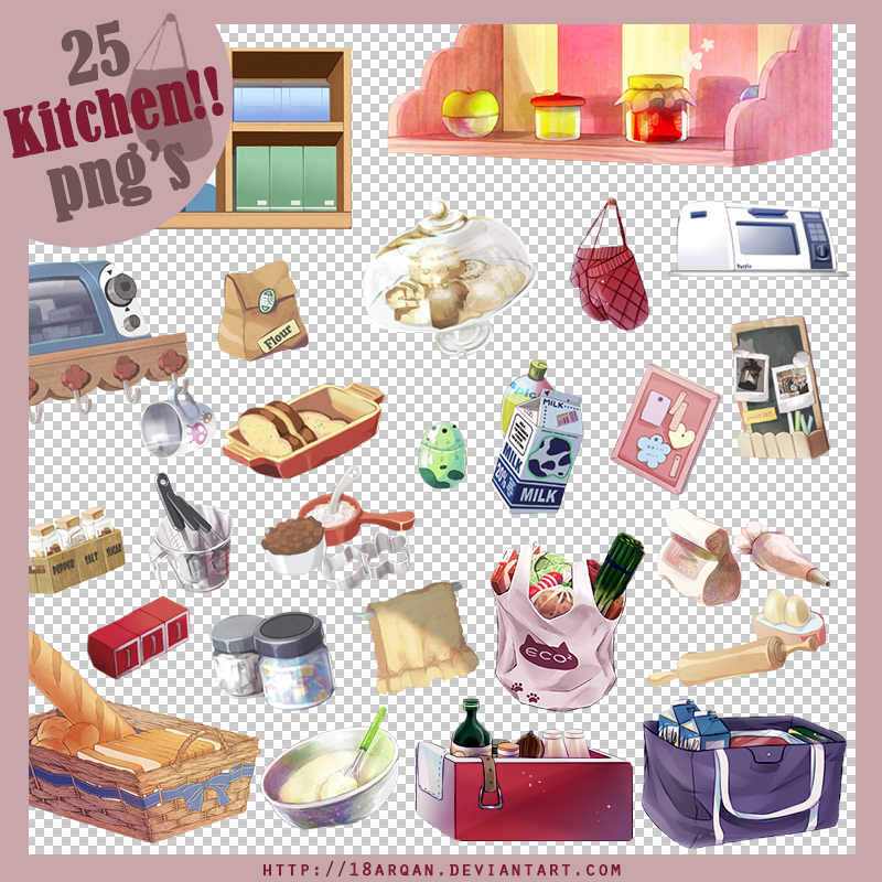 Kitchen!! 25 png's