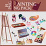 Painting png pack | 15 png