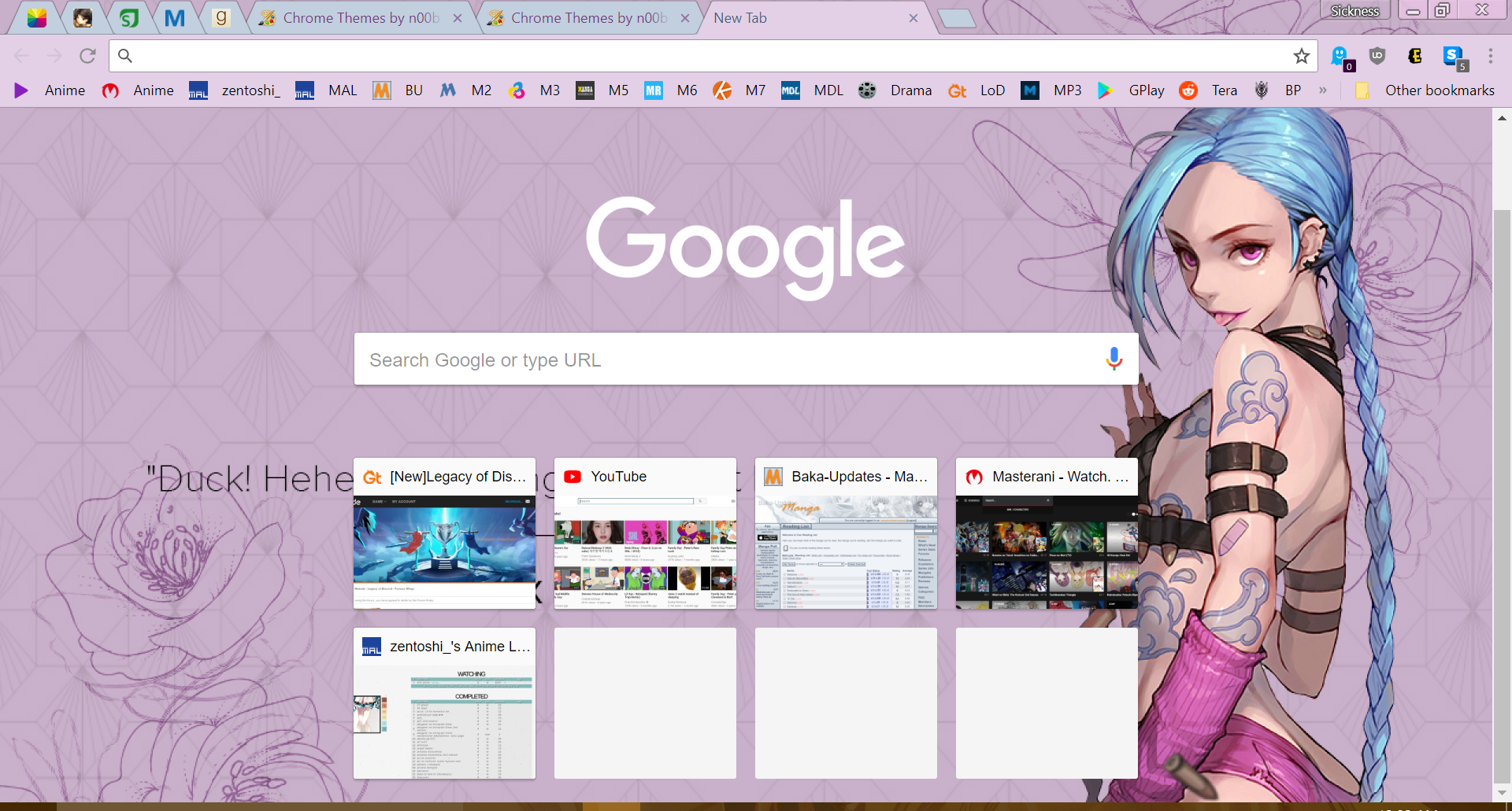 hehehe Chrome Themes - ThemeBeta