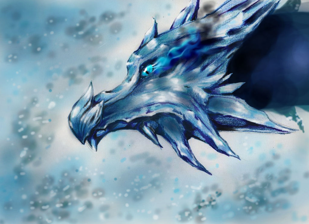 glacial Dragon by CaptainFaybs on DeviantArt