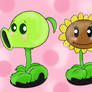 Peashooter And Sunflower