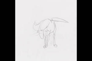 old horse pencil test
