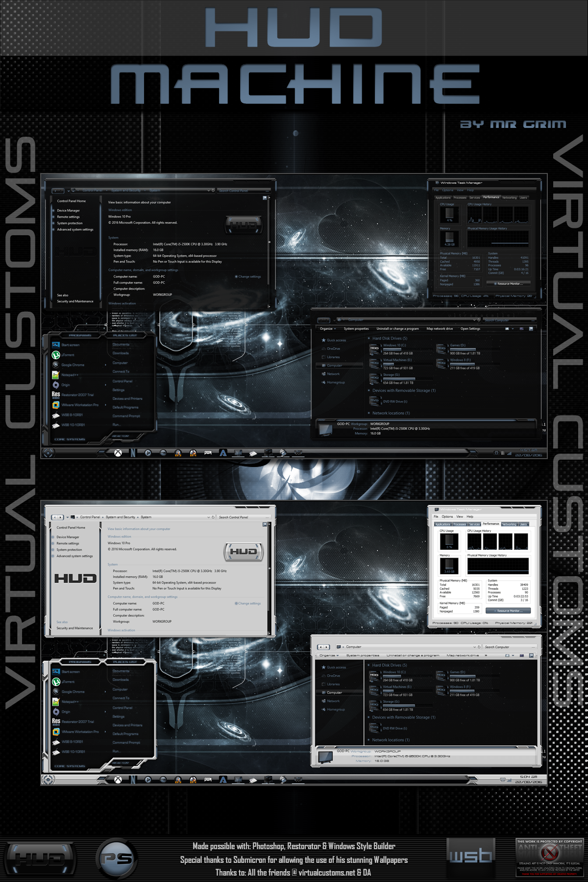 HUD Machine Slate for Windows 8.1 by Shemhamforash01 on DeviantArt