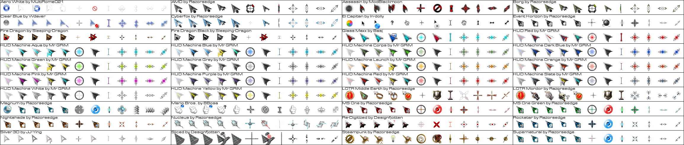 Anime Cursors for TomTom by cosedimarco on DeviantArt