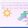 Princess Celestia Chrome Theme