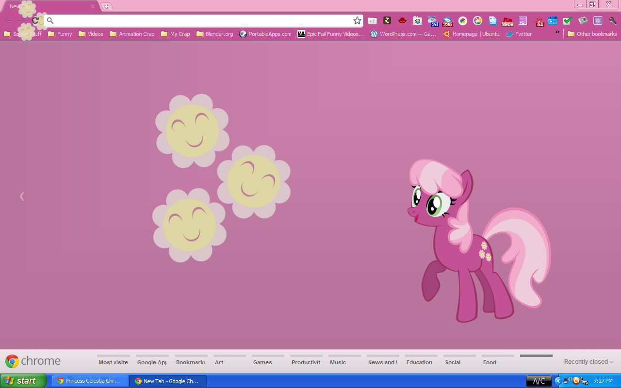 Cheerilee Chrome Theme