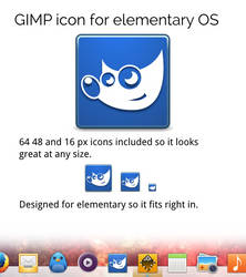 elementary GIMP icon