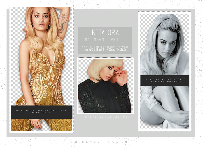 Pack Png 74 - Rita Ora