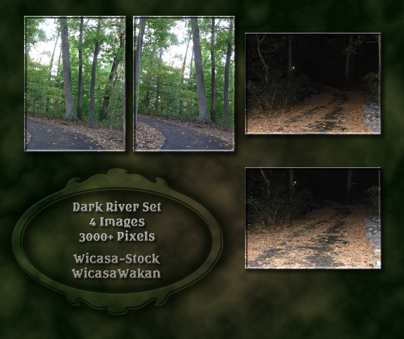 Dark road set wicasa-stock