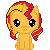 Chibi Sunset Shimmer Icon
