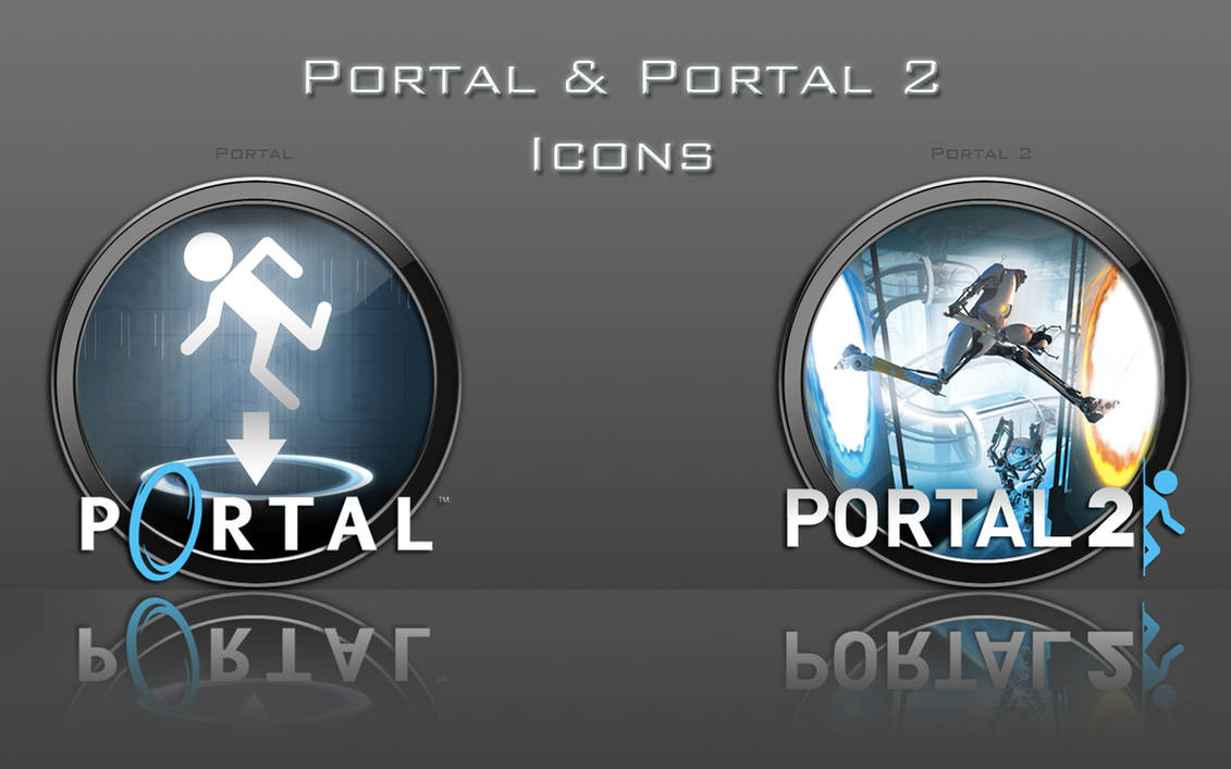 Portal And Portal 2 Icons by zahnib on DeviantArt