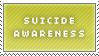 ++ Suicide Awarness Stamp
