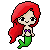 The Little Mermaid Ariel (Emoticon/Free Avatar)