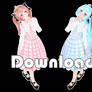 TDA Lolita Miku AND Teto - MMD DL