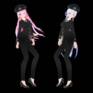 TDA Police Luka AND Haku - MMD DL