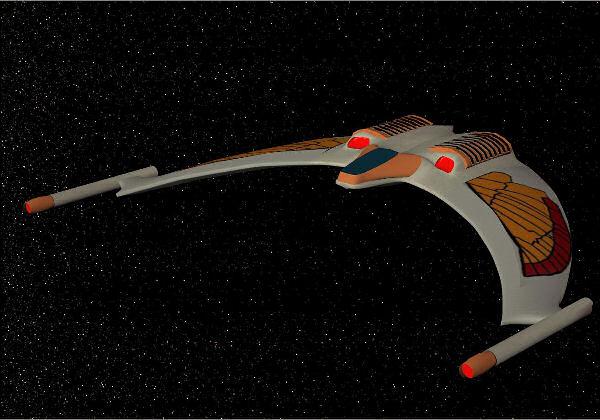 Romulan fighter .obj format