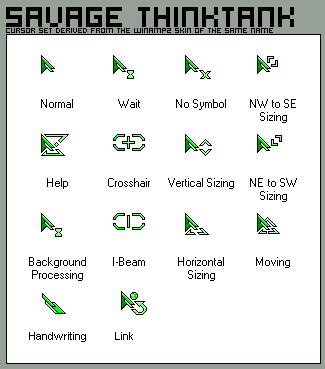savage thinktank cursors