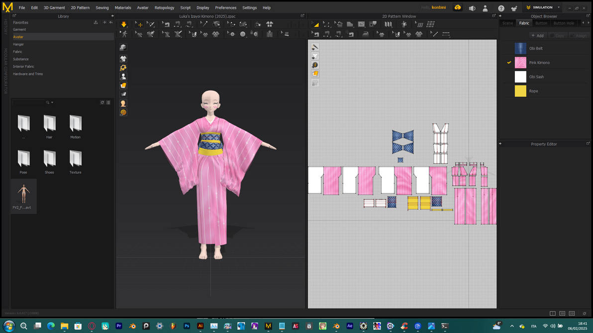 PDFTDX Luka's Izayoi Kimono (2025) by BIRDAAA on DeviantArt