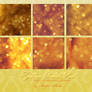 Golden Bokeh Squares