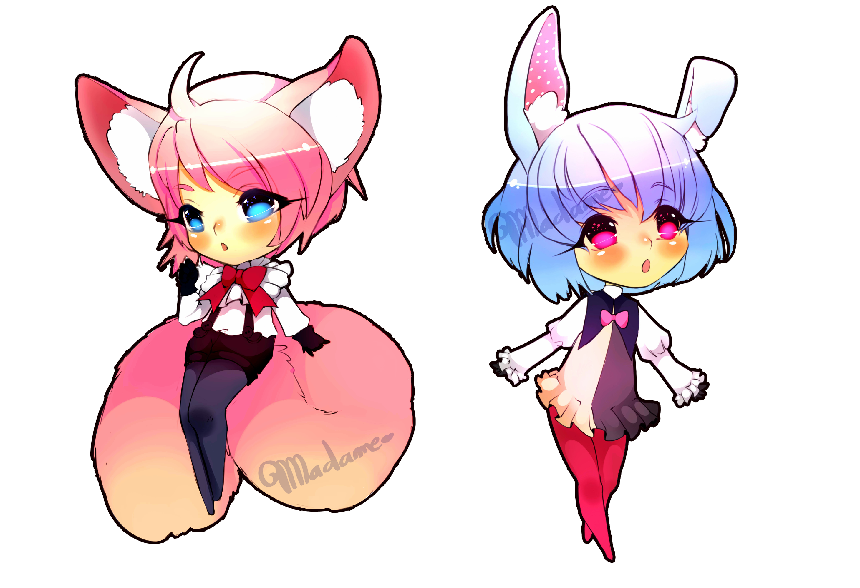 Rabit n' Chinchilla inverse adopts - CLOSED