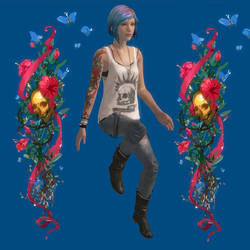 Chloe Price Tattoo template