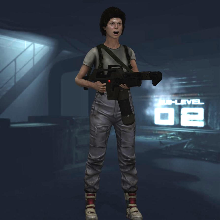 Aliens Ellen Ripley v2 by jc-starstorm on DeviantArt
