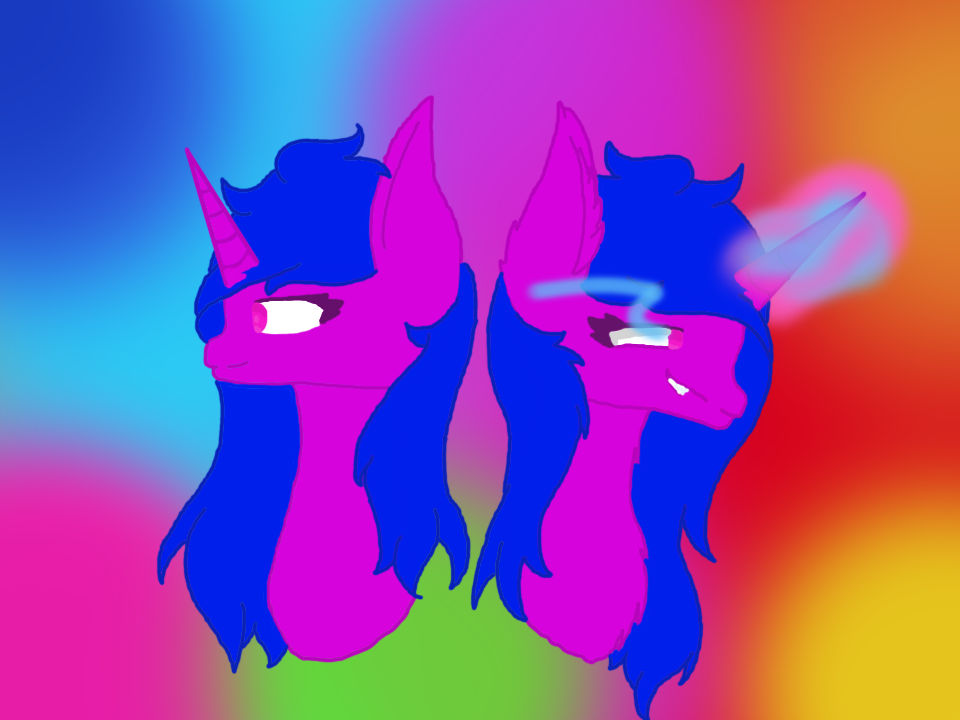 My Little Pony OC: Two sides by dinogrl on DeviantArt