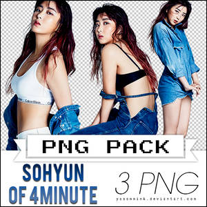 Renders' pack with Sohyun of 4MINUTE