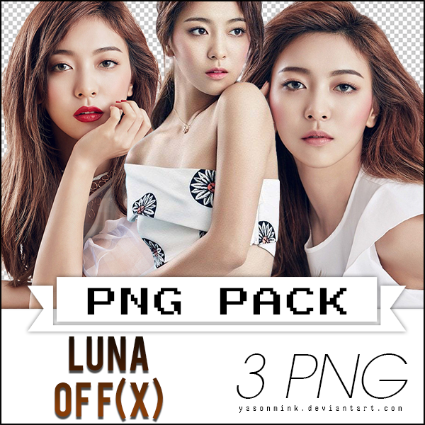 Renders' pack with Luna of f(x) (for 'Celebrity')