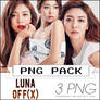 Renders' pack with Luna of f(x) (for 'Celebrity')