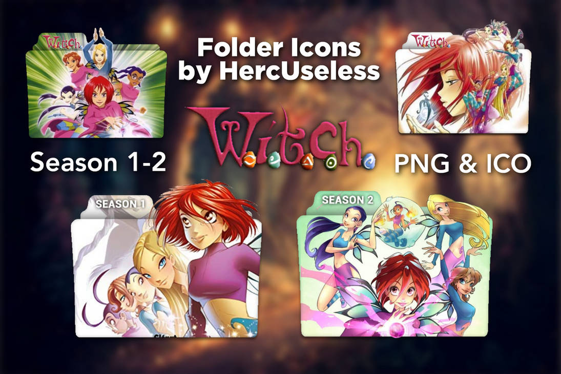 W.I.T.C.H. Folder Icons by HercUseless on DeviantArt