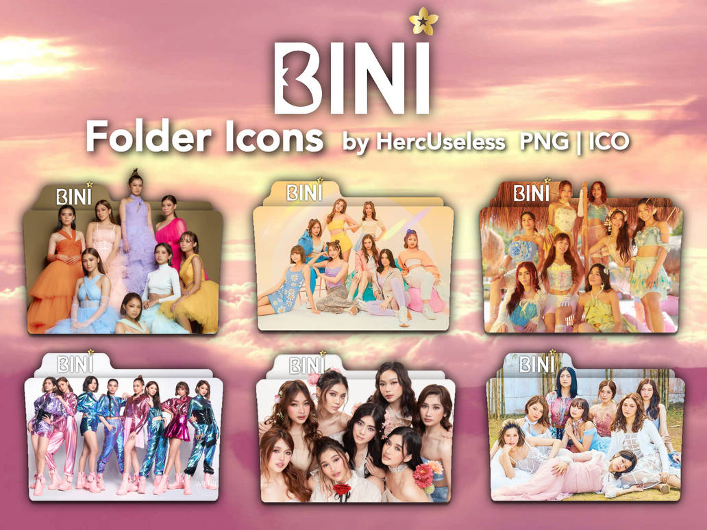 BINI Folder Icons by HercUseless on DeviantArt