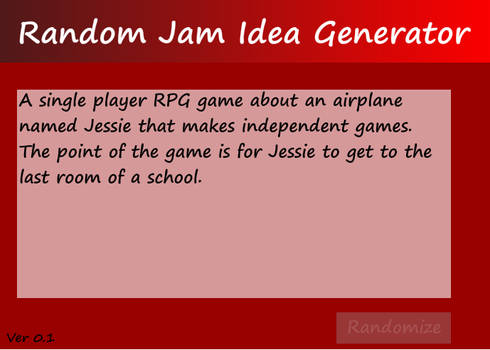 Random Game Idea Generator