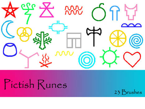 Pictish Runes Brushes