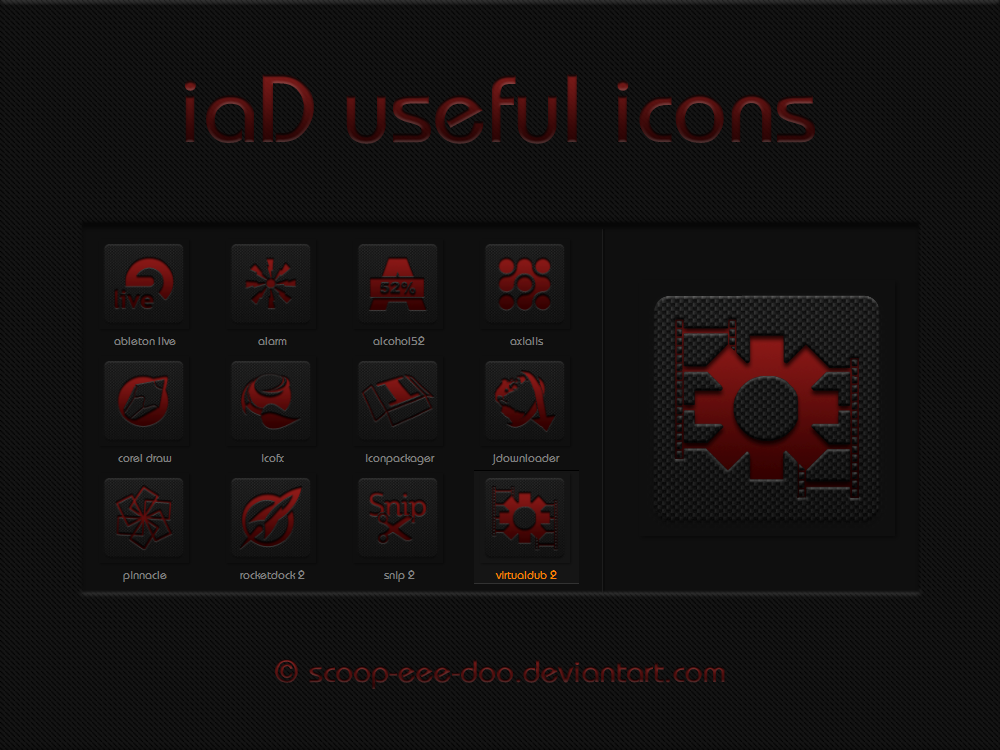 iaD useful icons
