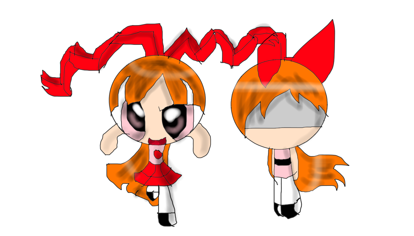 Blossom and berserk swapped clothes by snowflake20006 on DeviantArt
